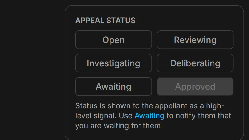 Give Status Updates
